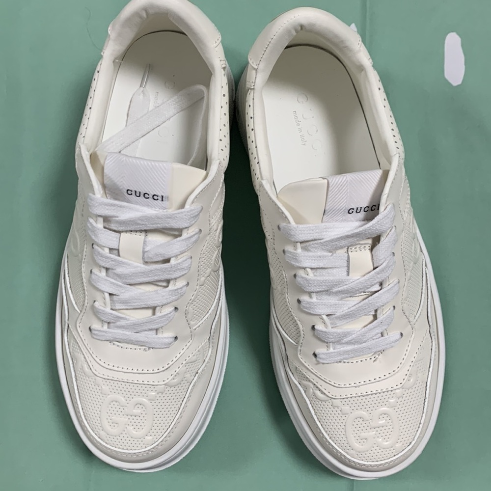 White Leather Sneakers
